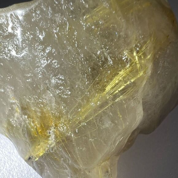 Golden Rutilated Quartz‎ Crystal Freeform (#9) - Picture 4 of 11